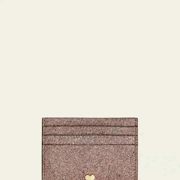 Pink Glitter Card Case Wallet - Picture 6 of 9